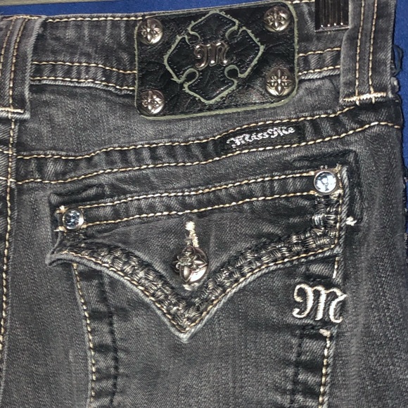 MISS ME Women’s Skinny Jeans Size 27 Black - Picture 2 of 9